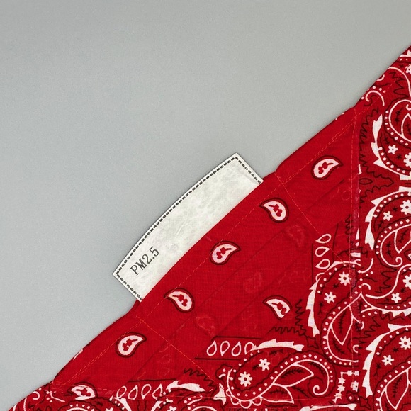 Pleated facemasks with filter and Velcro straps - Picture 11 of 13